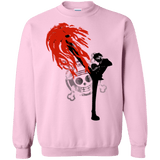Sweatshirts Light Pink / Small Black leg 2 Crewneck Sweatshirt
