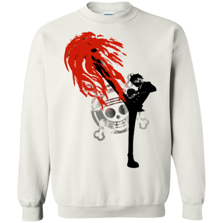 Sweatshirts White / Small Black leg 2 Crewneck Sweatshirt