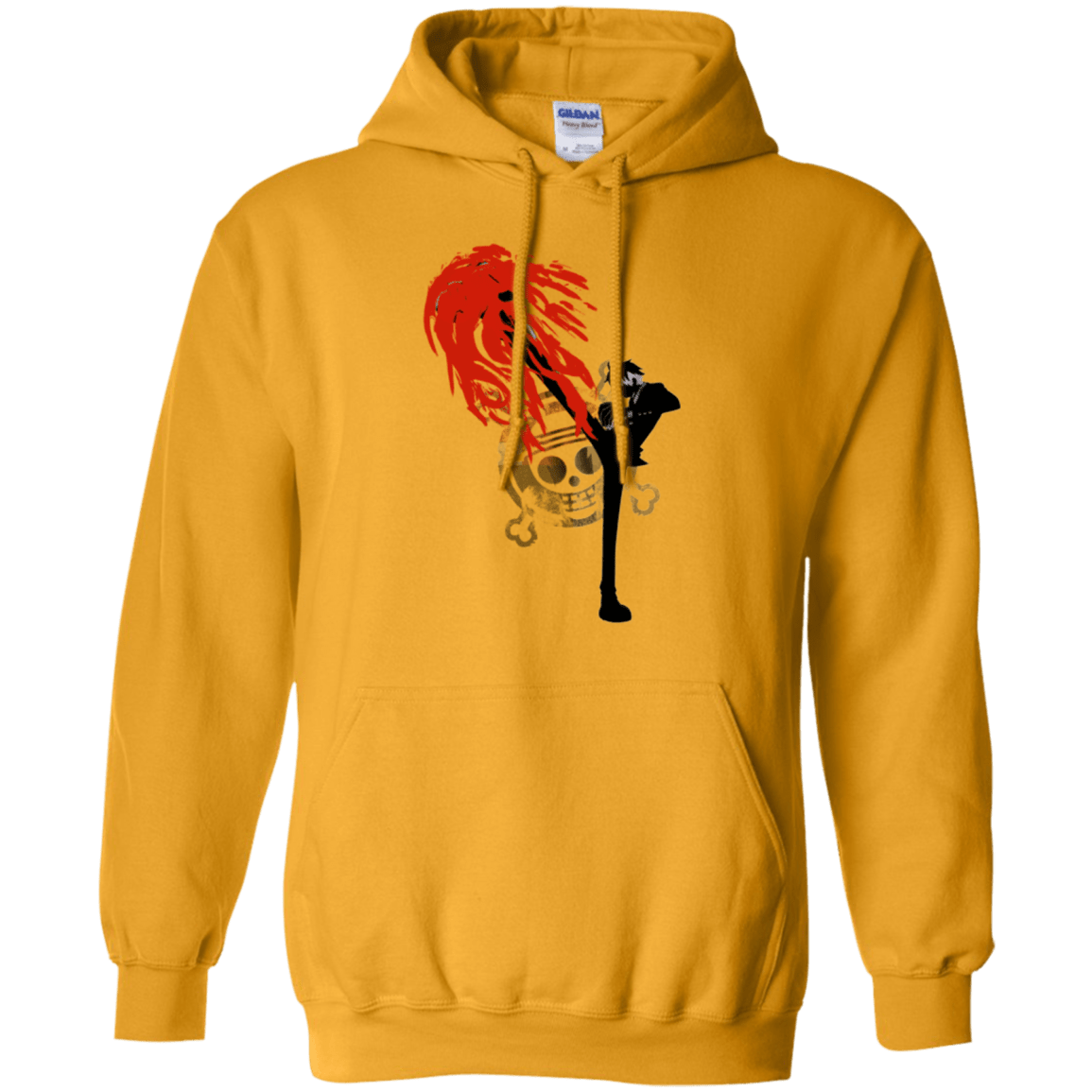 Sweatshirts Gold / Small Black leg 2 Pullover Hoodie