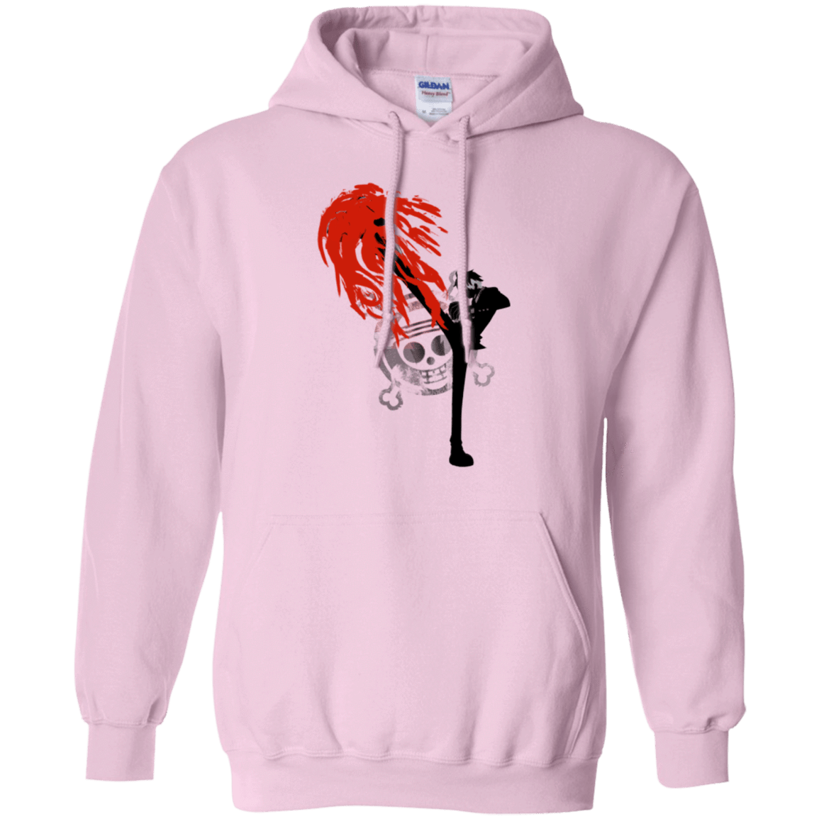 Sweatshirts Light Pink / Small Black leg 2 Pullover Hoodie
