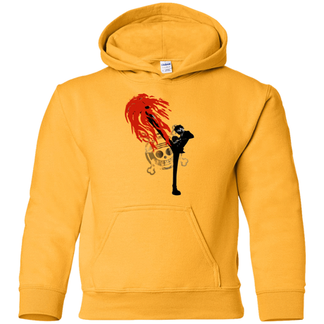 Sweatshirts Gold / YS Black leg 2 Youth Hoodie