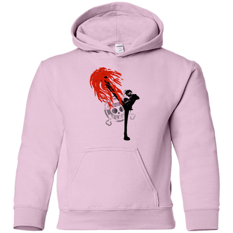 Sweatshirts Light Pink / YS Black leg 2 Youth Hoodie