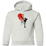 Sweatshirts White / YS Black leg 2 Youth Hoodie