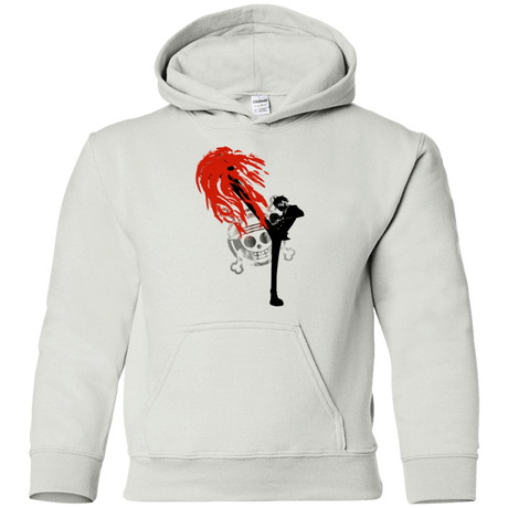 Sweatshirts White / YS Black leg 2 Youth Hoodie