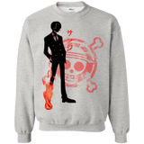 Sweatshirts Ash / Small Black leg Crewneck Sweatshirt