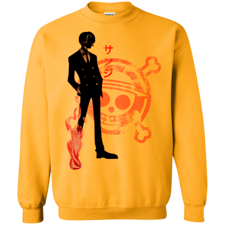 Sweatshirts Gold / Small Black leg Crewneck Sweatshirt
