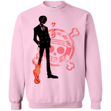 Sweatshirts Light Pink / Small Black leg Crewneck Sweatshirt