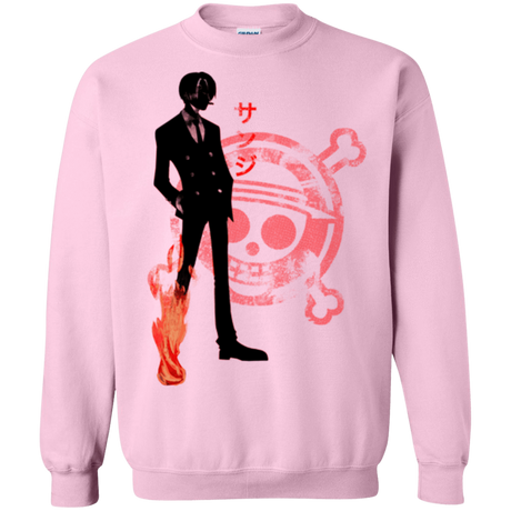 Sweatshirts Light Pink / Small Black leg Crewneck Sweatshirt