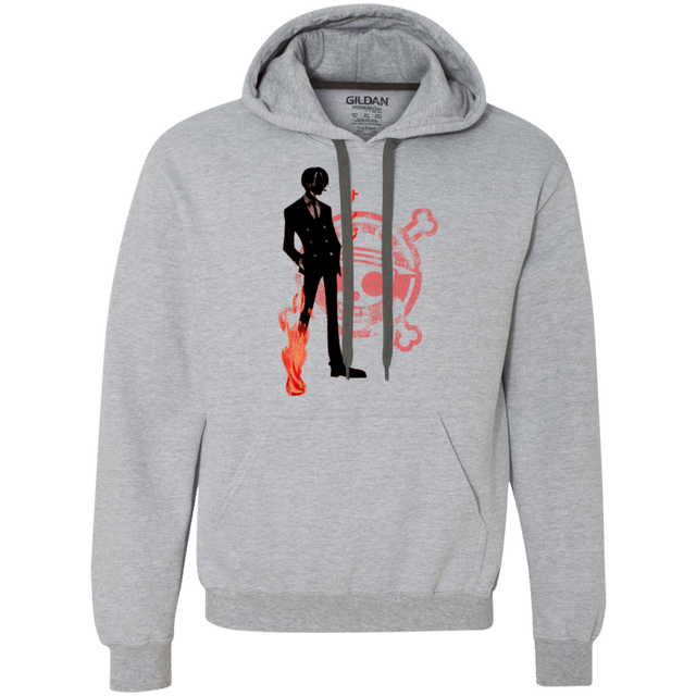 Sweatshirts Sport Grey / Small Black leg Premium Fleece Hoodie