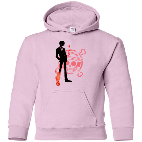 Sweatshirts Light Pink / YS Black leg Youth Hoodie