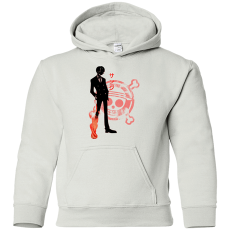 Sweatshirts White / YS Black leg Youth Hoodie