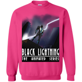 Sweatshirts Heliconia / S Black Lightning Series Crewneck Sweatshirt