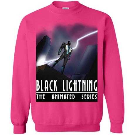 Sweatshirts Heliconia / S Black Lightning Series Crewneck Sweatshirt