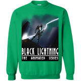 Sweatshirts Irish Green / S Black Lightning Series Crewneck Sweatshirt
