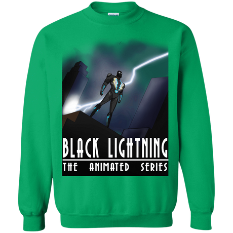 Sweatshirts Irish Green / S Black Lightning Series Crewneck Sweatshirt