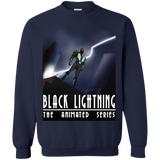 Sweatshirts Navy / S Black Lightning Series Crewneck Sweatshirt