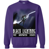 Sweatshirts Purple / S Black Lightning Series Crewneck Sweatshirt