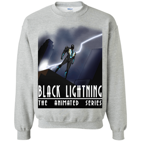 Sweatshirts Sport Grey / S Black Lightning Series Crewneck Sweatshirt