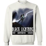 Sweatshirts White / S Black Lightning Series Crewneck Sweatshirt