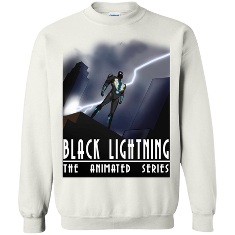 Sweatshirts White / S Black Lightning Series Crewneck Sweatshirt