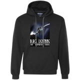 Sweatshirts Black / S Black Lightning Series Premium Fleece Hoodie