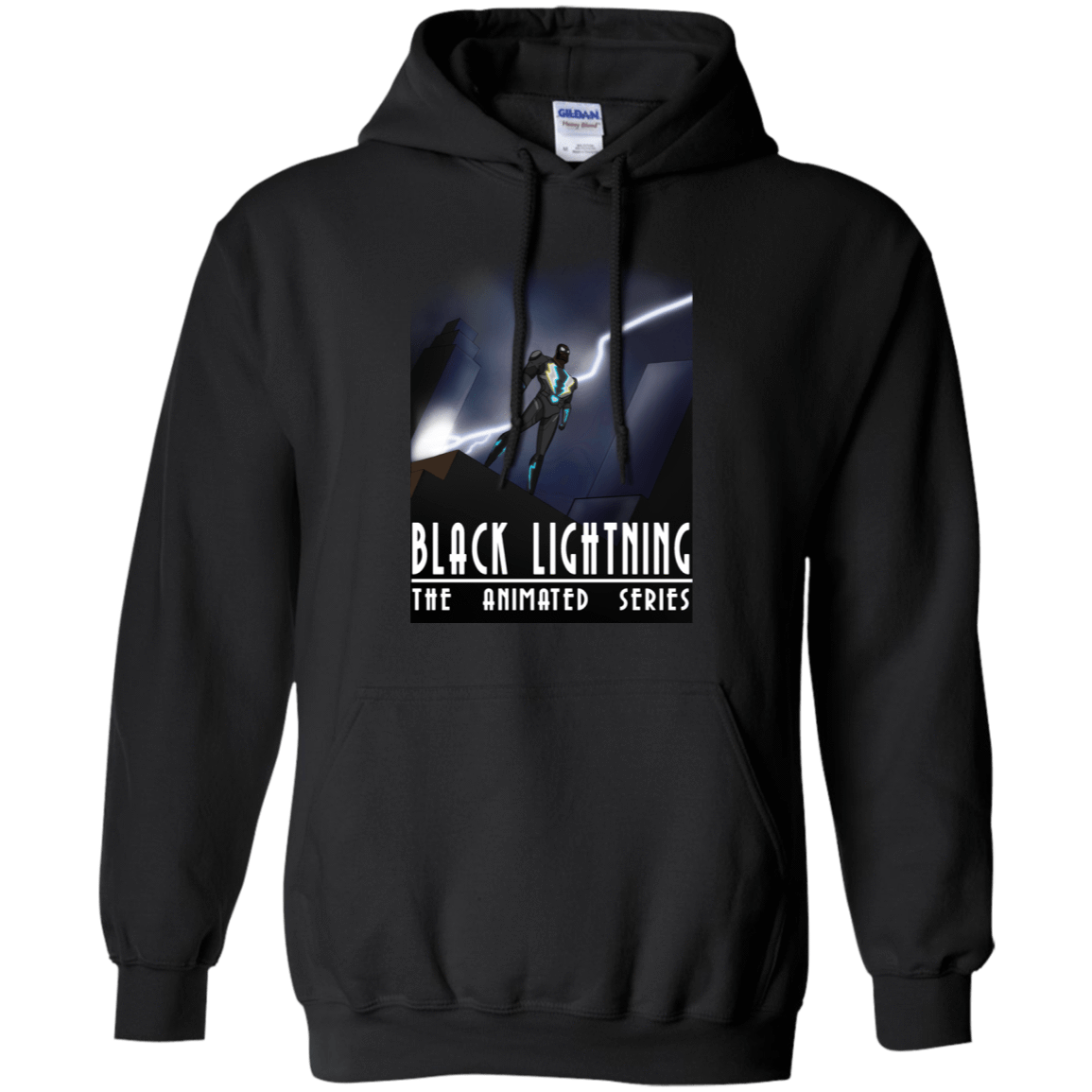 Sweatshirts Black / S Black Lightning Series Pullover Hoodie