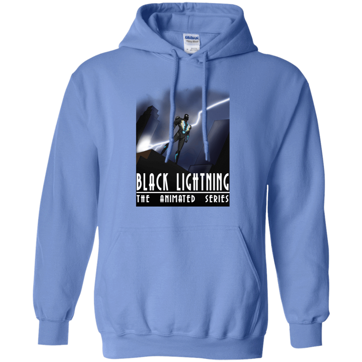 Sweatshirts Carolina Blue / S Black Lightning Series Pullover Hoodie