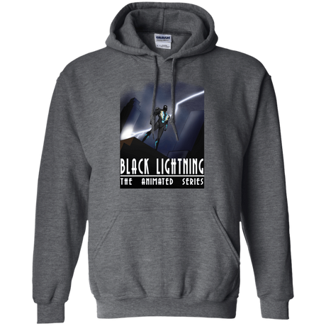 Sweatshirts Dark Heather / S Black Lightning Series Pullover Hoodie