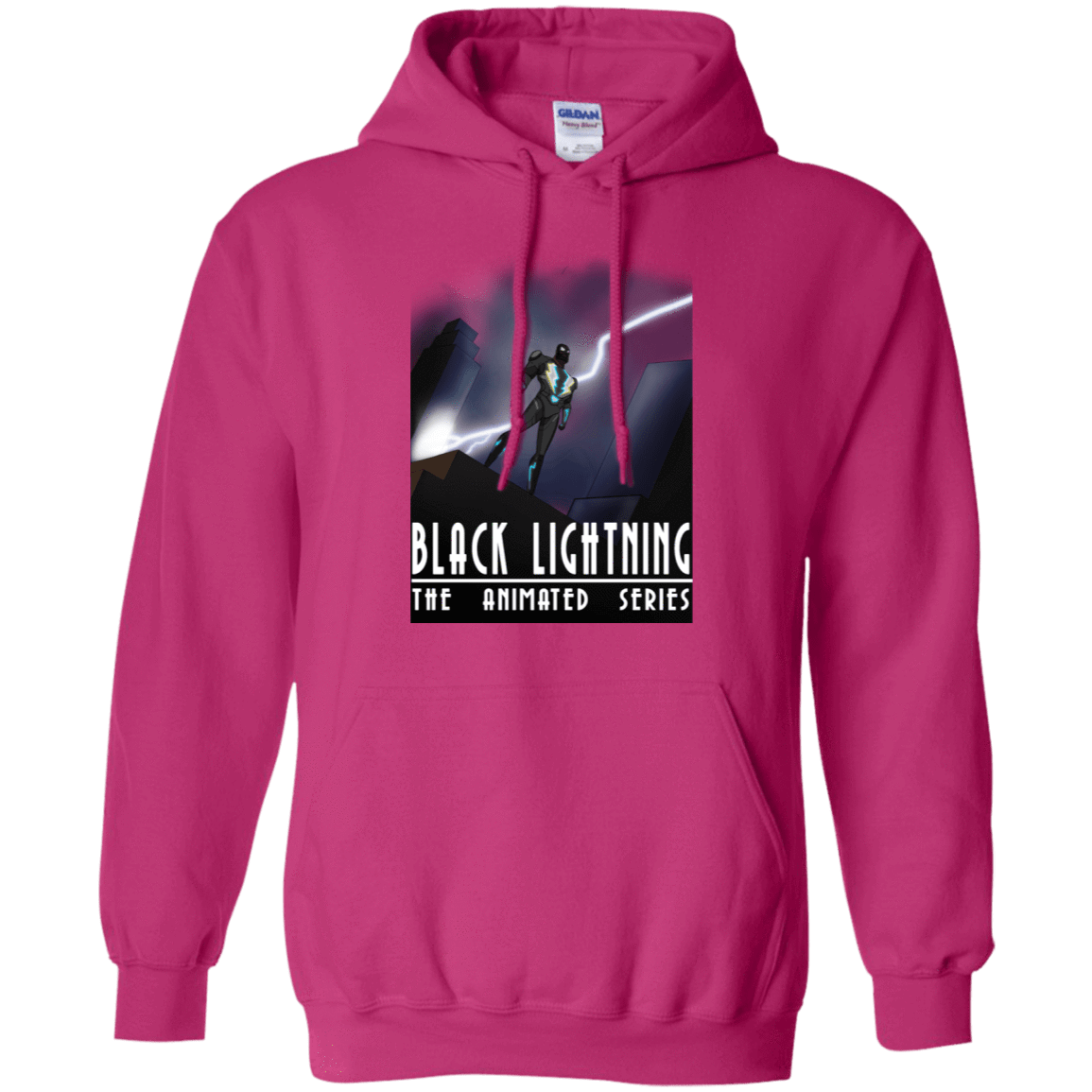 Sweatshirts Heliconia / S Black Lightning Series Pullover Hoodie