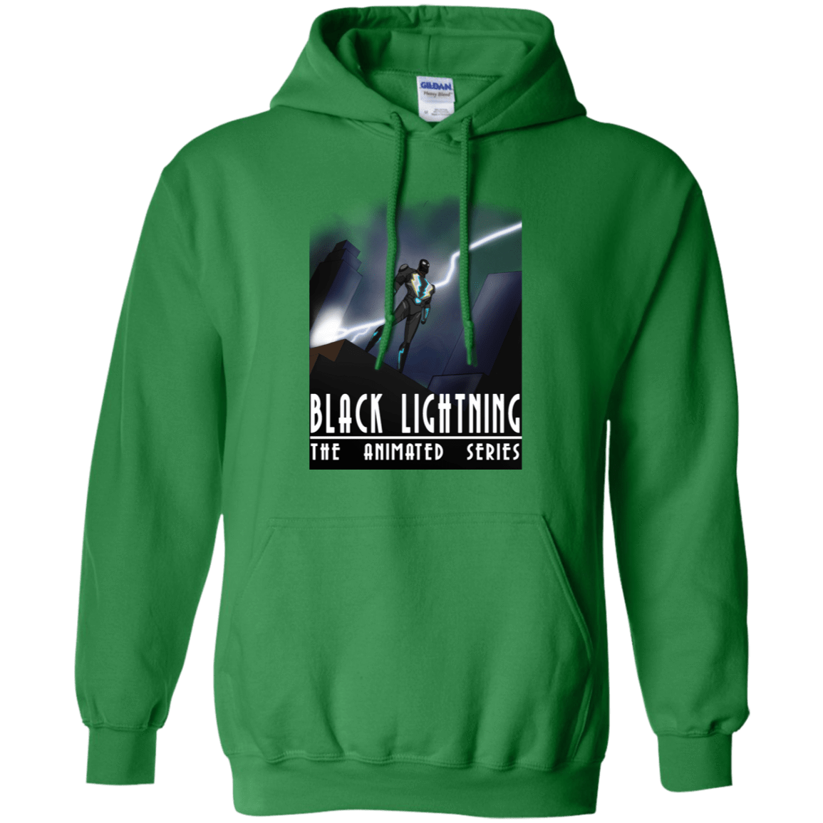 Sweatshirts Irish Green / S Black Lightning Series Pullover Hoodie