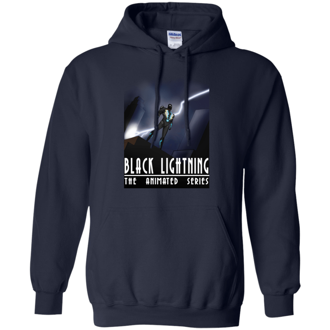 Sweatshirts Navy / S Black Lightning Series Pullover Hoodie