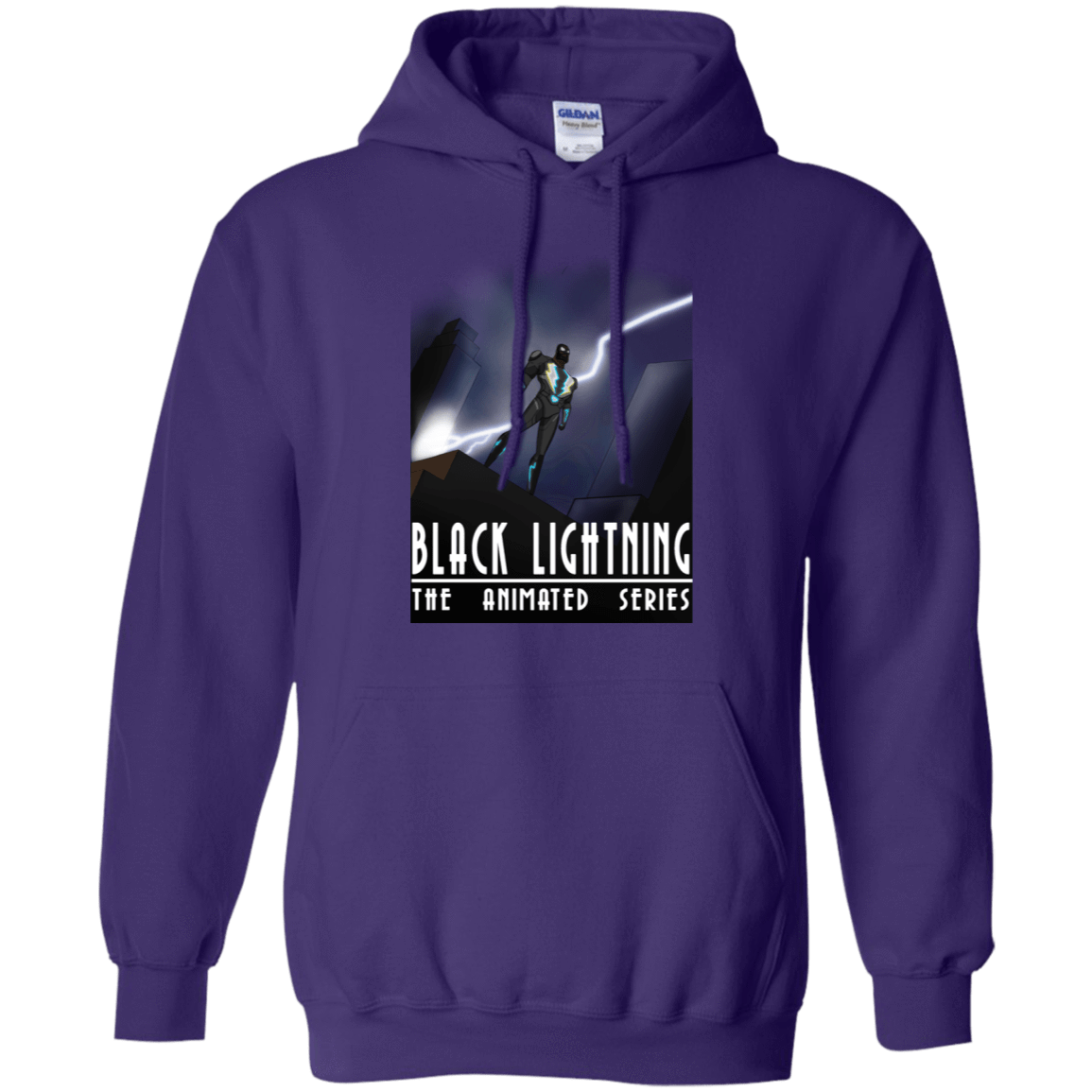 Sweatshirts Purple / S Black Lightning Series Pullover Hoodie