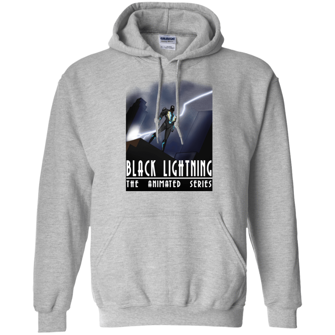 Sweatshirts Sport Grey / S Black Lightning Series Pullover Hoodie