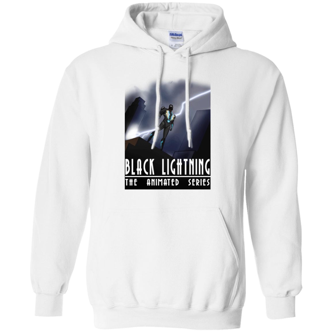 Sweatshirts White / S Black Lightning Series Pullover Hoodie