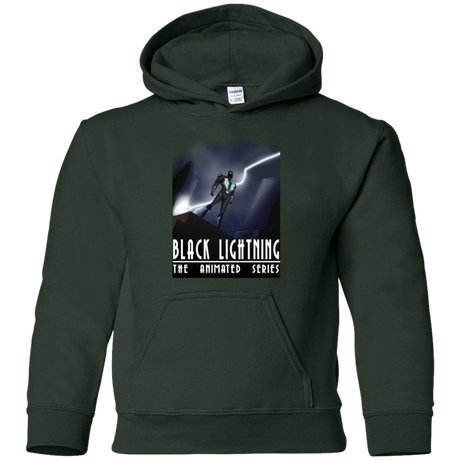 Sweatshirts Forest Green / YS Black Lightning Series Youth Hoodie