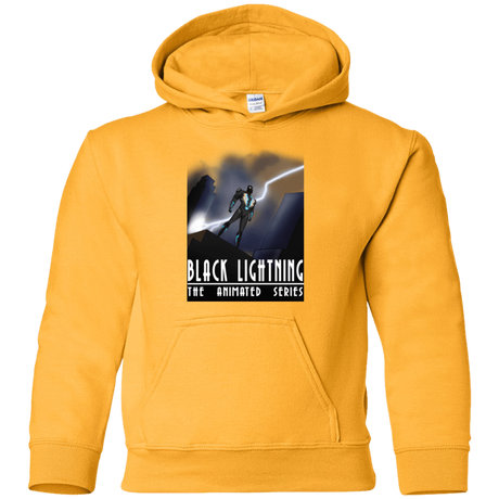 Sweatshirts Gold / YS Black Lightning Series Youth Hoodie