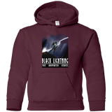Sweatshirts Maroon / YS Black Lightning Series Youth Hoodie
