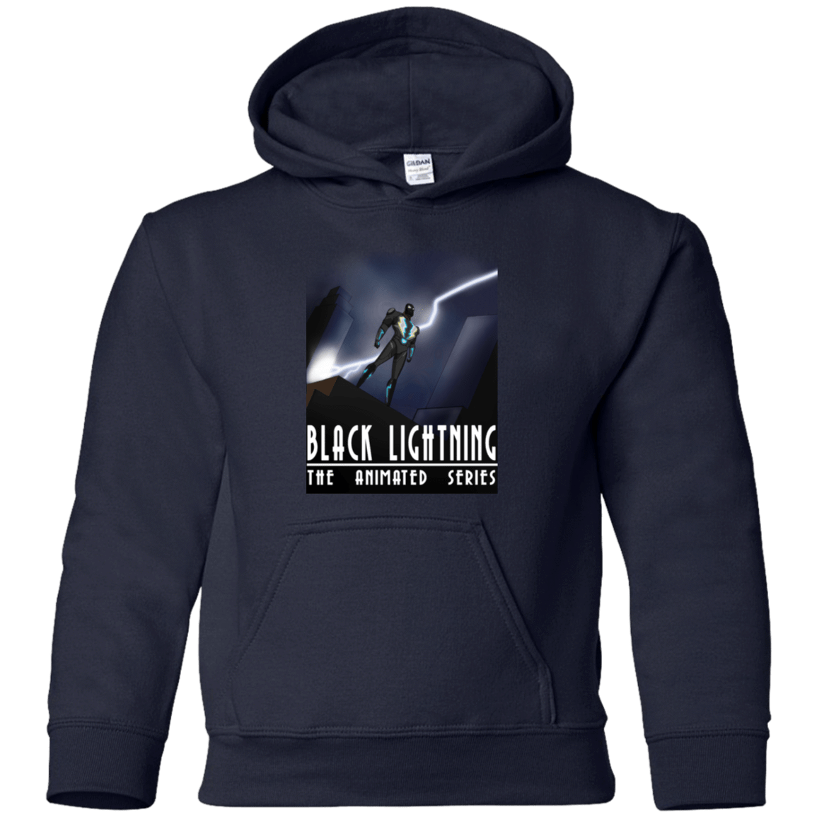 Sweatshirts Navy / YS Black Lightning Series Youth Hoodie