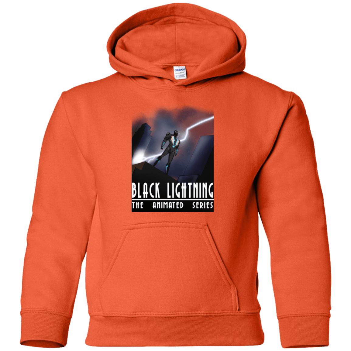 Sweatshirts Orange / YS Black Lightning Series Youth Hoodie