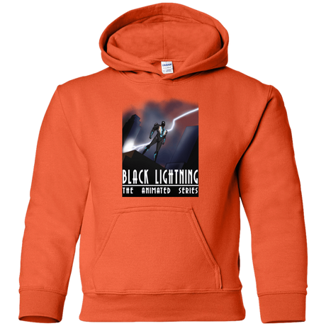 Sweatshirts Orange / YS Black Lightning Series Youth Hoodie