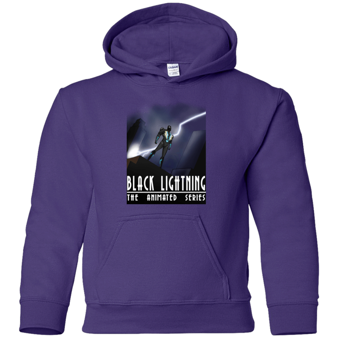 Sweatshirts Purple / YS Black Lightning Series Youth Hoodie