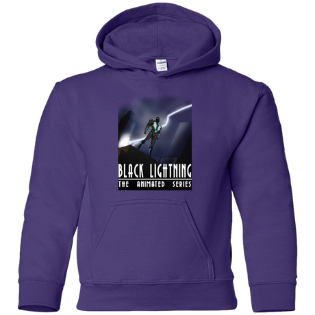 Sweatshirts Purple / YS Black Lightning Series Youth Hoodie