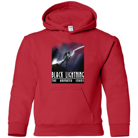 Sweatshirts Red / YS Black Lightning Series Youth Hoodie