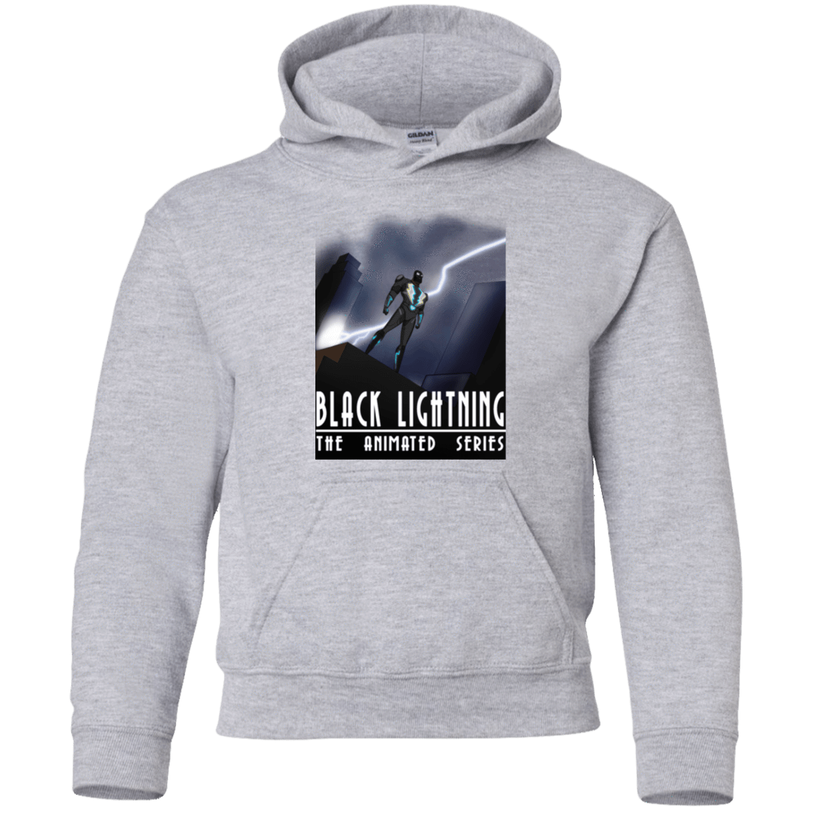 Sweatshirts Sport Grey / YS Black Lightning Series Youth Hoodie