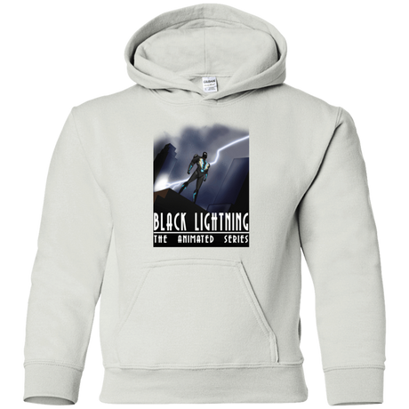 Sweatshirts White / YS Black Lightning Series Youth Hoodie