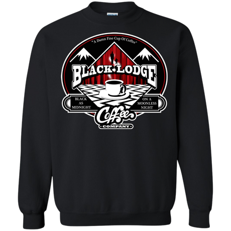 Sweatshirts Black / Small Black Lodge Coffee Company Crewneck Sweatshirt