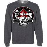 Sweatshirts Dark Heather / Small Black Lodge Coffee Company Crewneck Sweatshirt