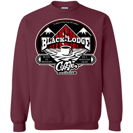 Sweatshirts Maroon / Small Black Lodge Coffee Company Crewneck Sweatshirt
