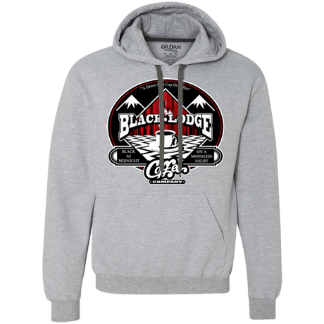 Sweatshirts Sport Grey / Small Black Lodge Coffee Company Premium Fleece Hoodie