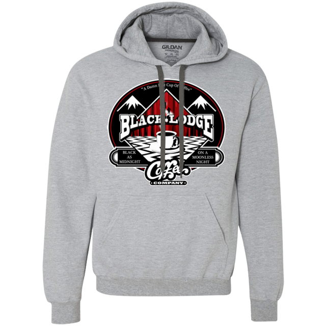 Sweatshirts Sport Grey / Small Black Lodge Coffee Company Premium Fleece Hoodie